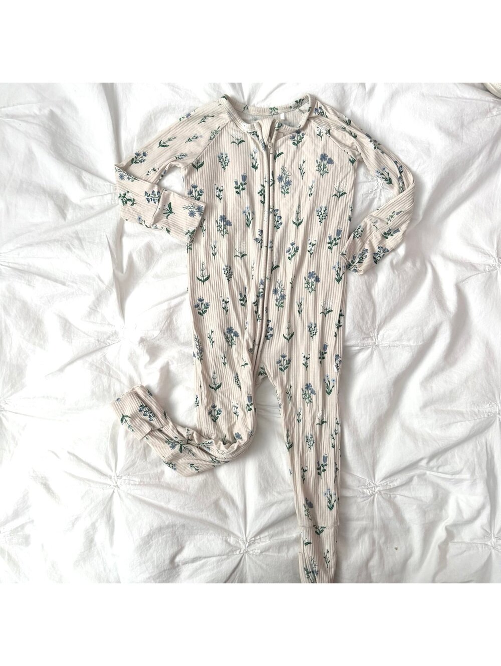 Brave Little Ones Morning Meadow Ribbed Zippy